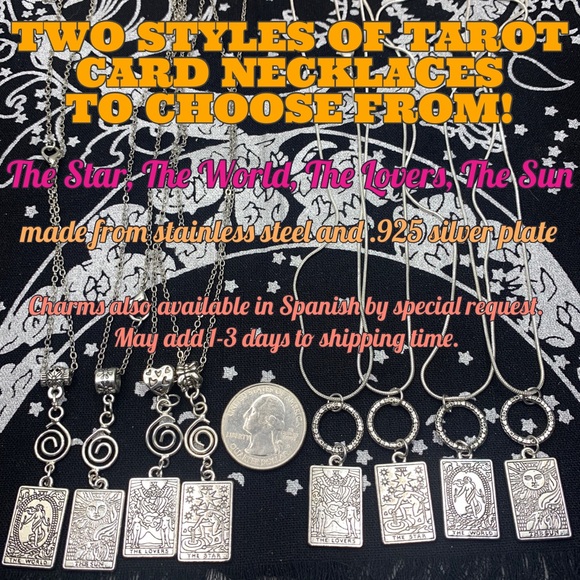 Midnight Magic: A Tarot Deck of Mushrooms DELUXE BUNDLE w Tarot NECKLACE & More! - Picture 8 of 15